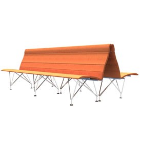 Waiting Bench 3D Object | FREE Artlantis Objects Download
